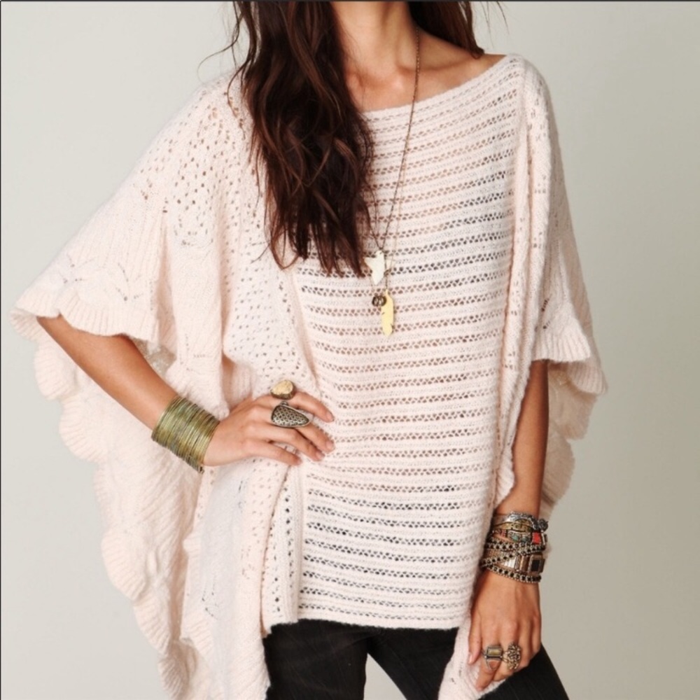 Free People Cape Sweater NWT SZ XS & M
